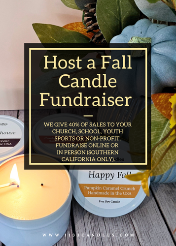 Host a Candle Fundraise with 1133 Candles