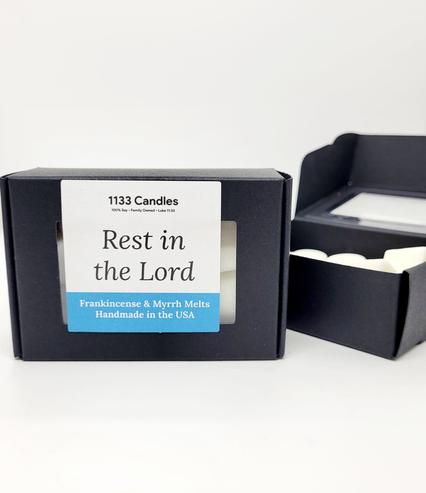 Frankincense and Myrrh Soy Wax Melts | Rest in the Lord