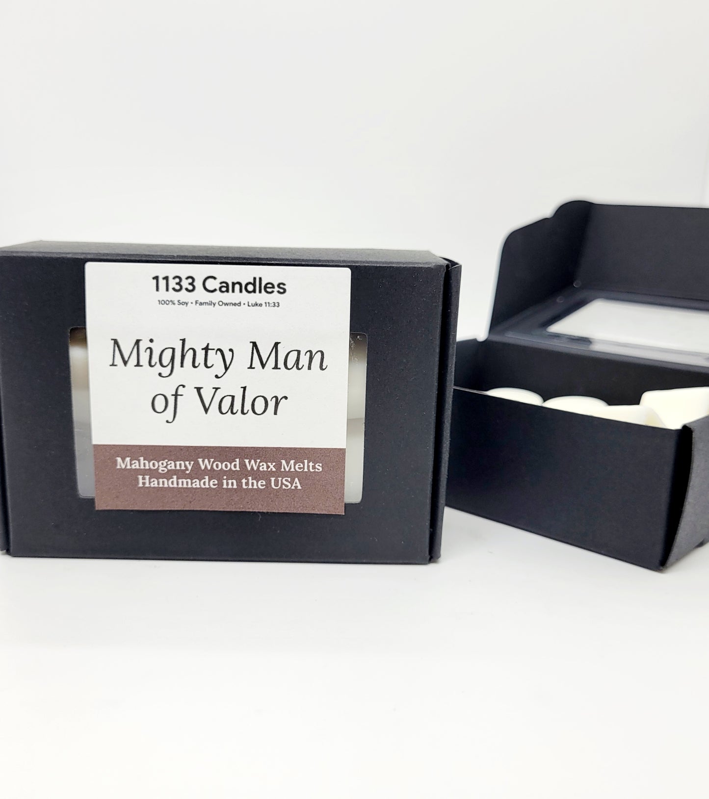 Mahogany Wood Soy Wax Melts | Gifts for Godly Man