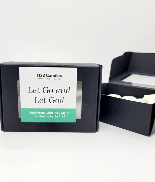 Eucalyptus Spearmint Wax Melts | Let Go and Let God Soy Wax Melts