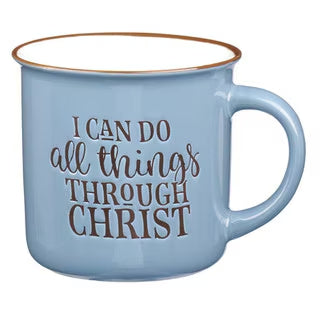 I Can Do All Things Through Christ Coffee Mug in a Gift Box | Christian Gift