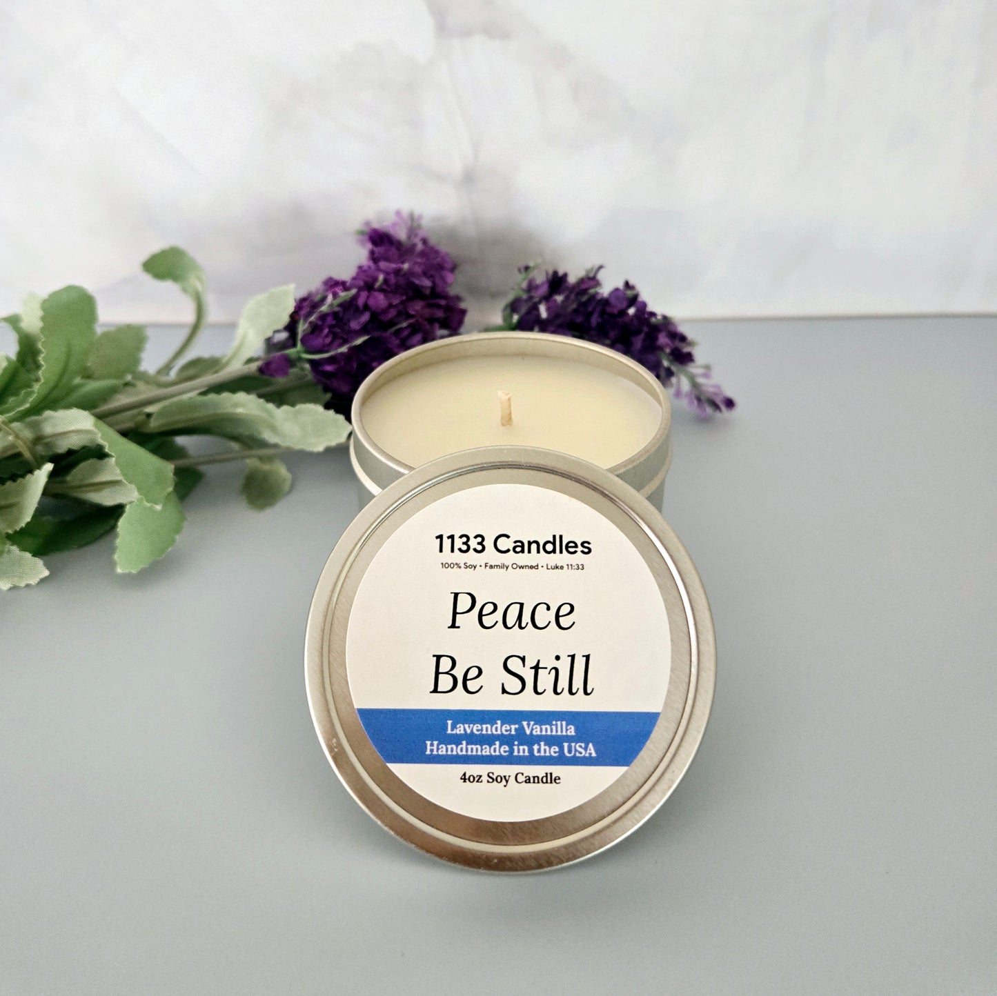 Lavender Vanilla 4oz Candle | Christian Candle