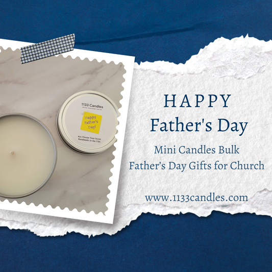 4oz Mini Candles for Dads | Bulk Father's Day Gifts for Church | Set of 10