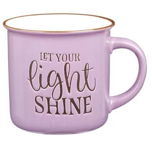 Let Your Light Shine Lavender Coffee Mug | Christian Coffee Mug