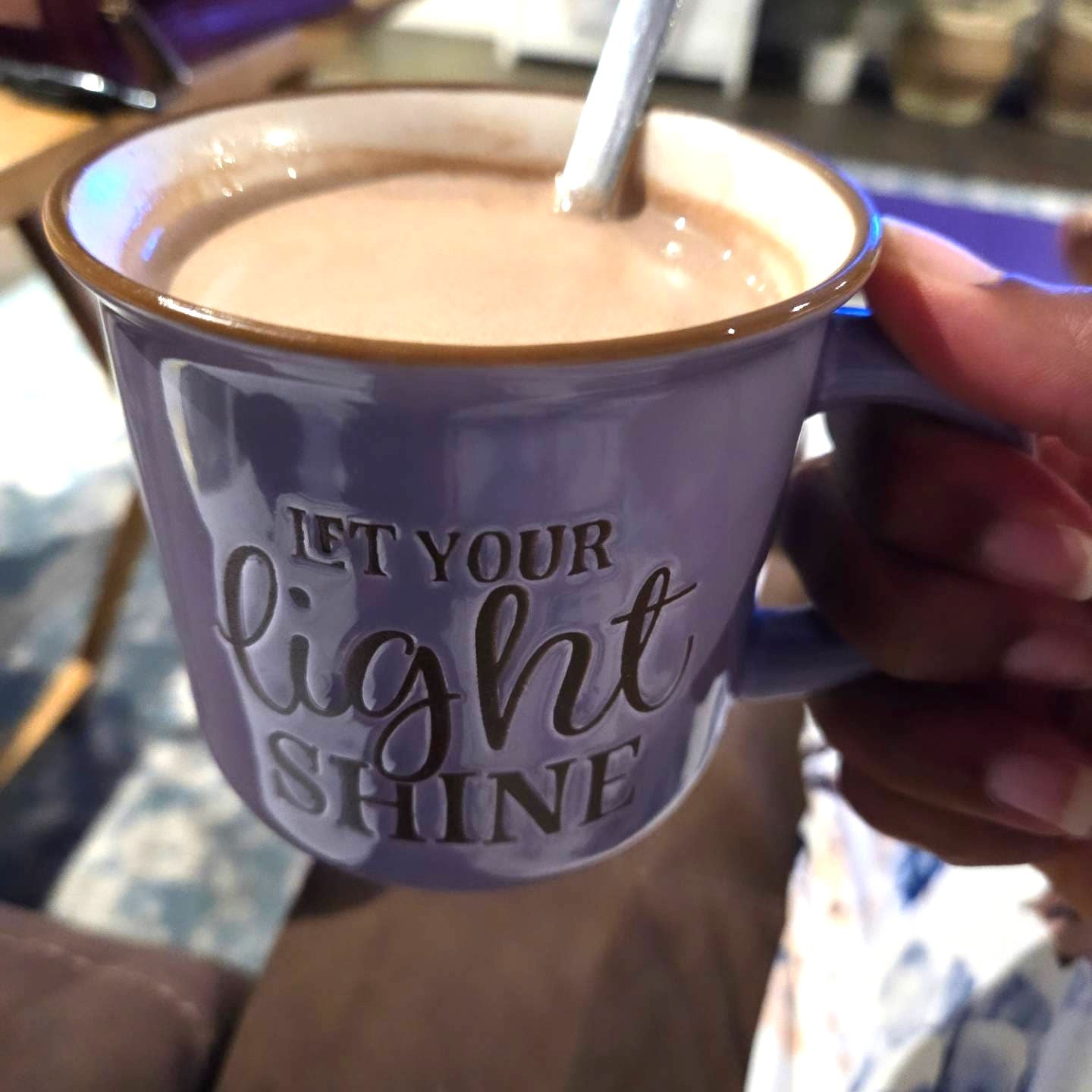 Let Your Light Shine Lavender Coffee Mug | Christian Coffee Mug