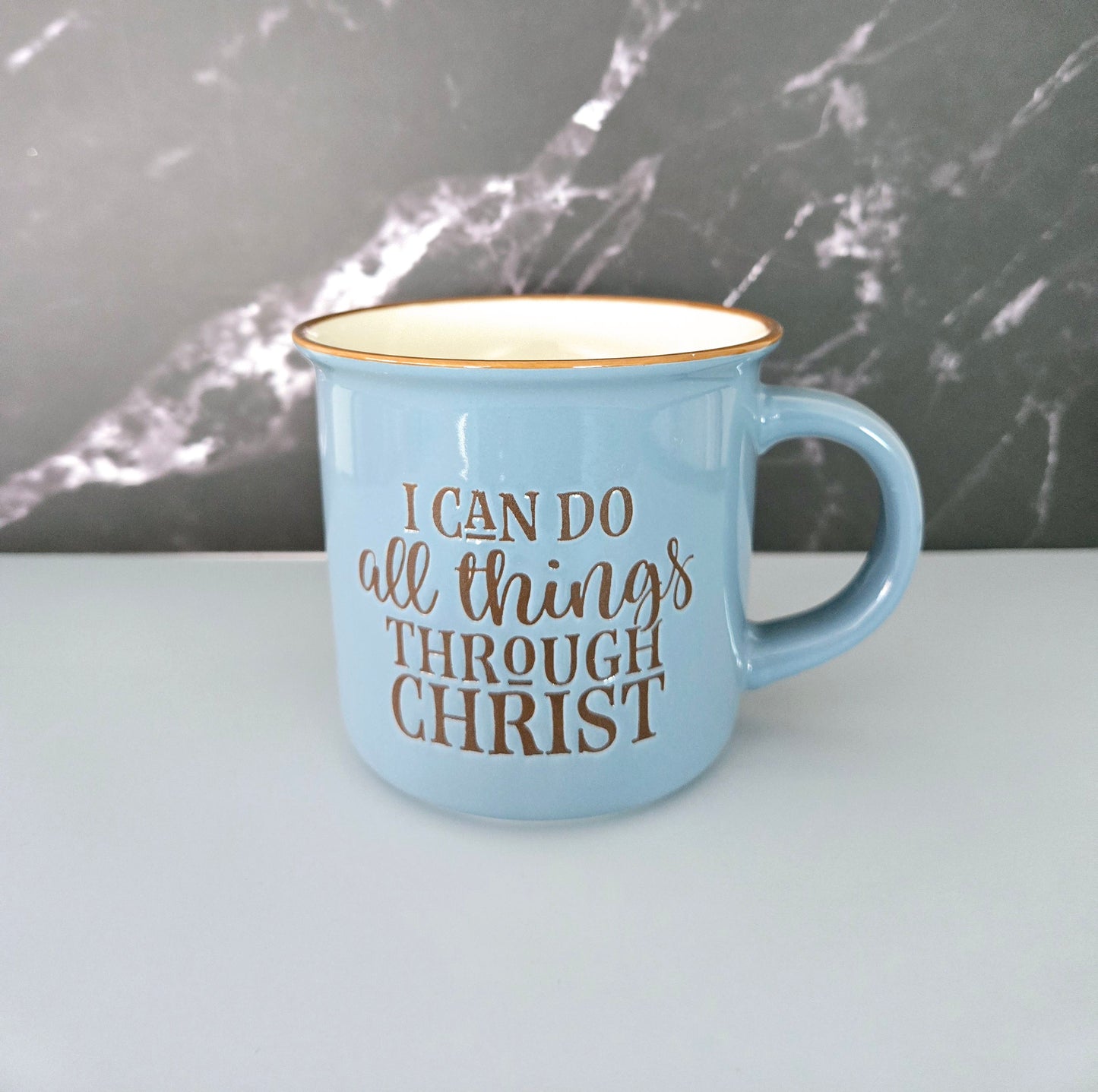 I Can Do All Things Through Christ Coffee Mug in a Gift Box | Christian Gift